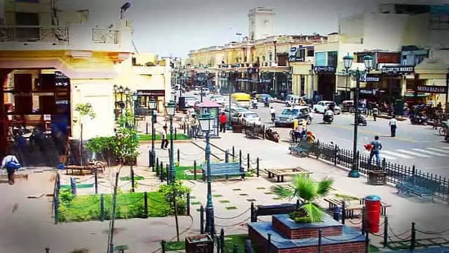 Hazratganaj market Lucknow