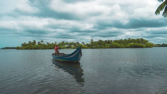 Vellayeani Lake Kovalam