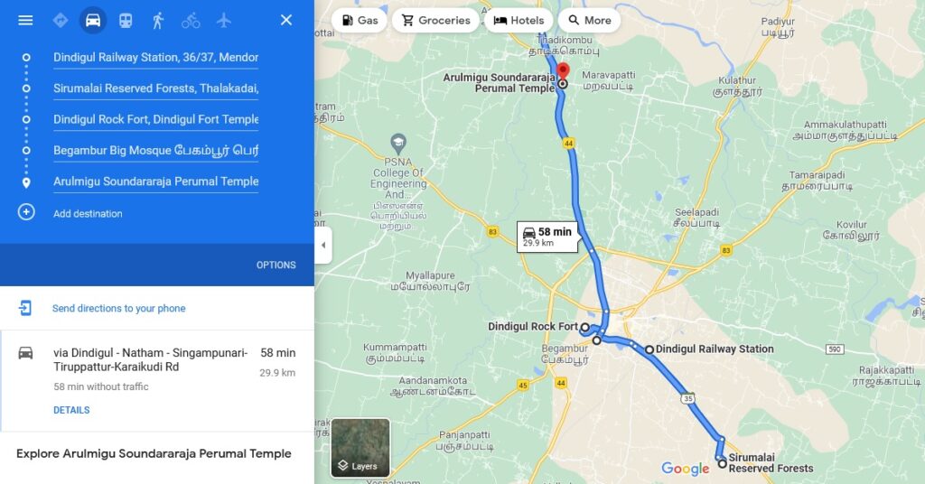 Places To Visit In Dindigul Day 1
